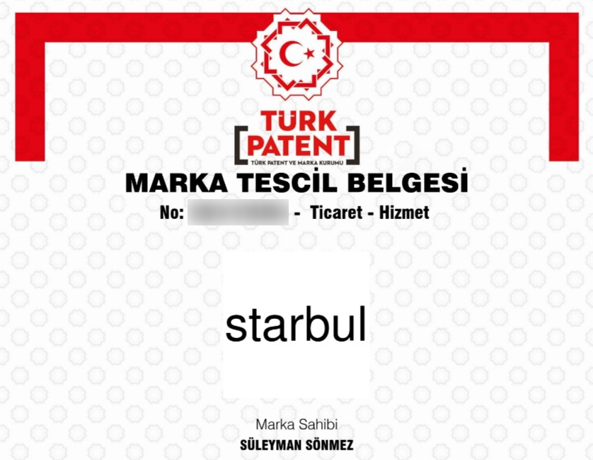 Starbul, Marka Olarak Tescil Edildi